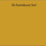 Bio Kuschelsweat Senf