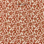 Bio Musselin Leoprint Rost