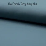 Bio French Terry dusty blue