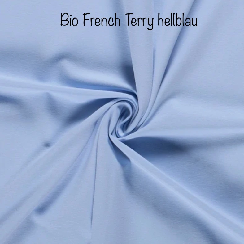 Bio French Terry Stoff Farbe French Terry hellblau